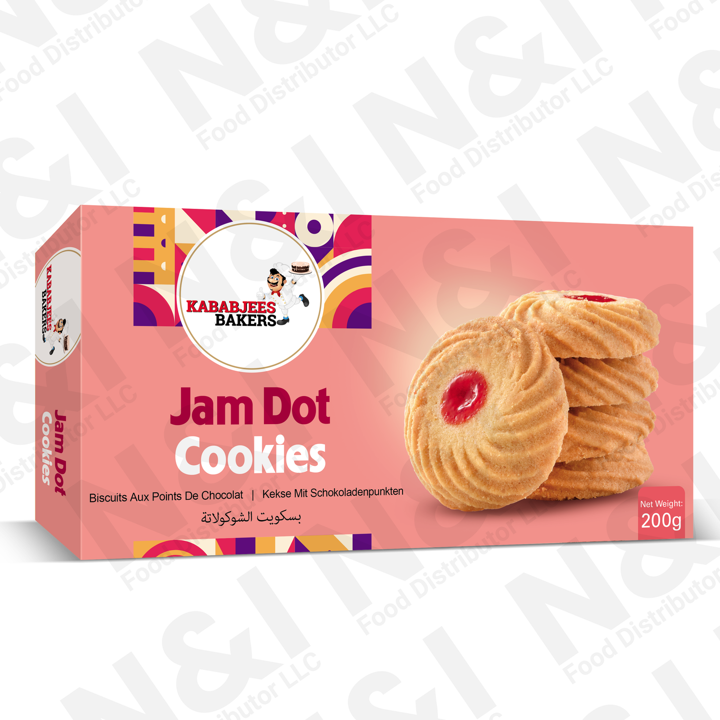 JAM DOT COOKIES - 200g