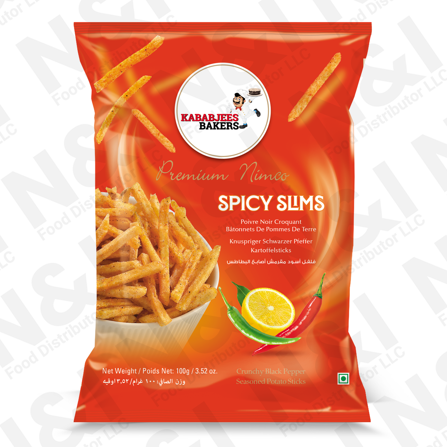 POTATO SLIMS - SPICY - 75g
